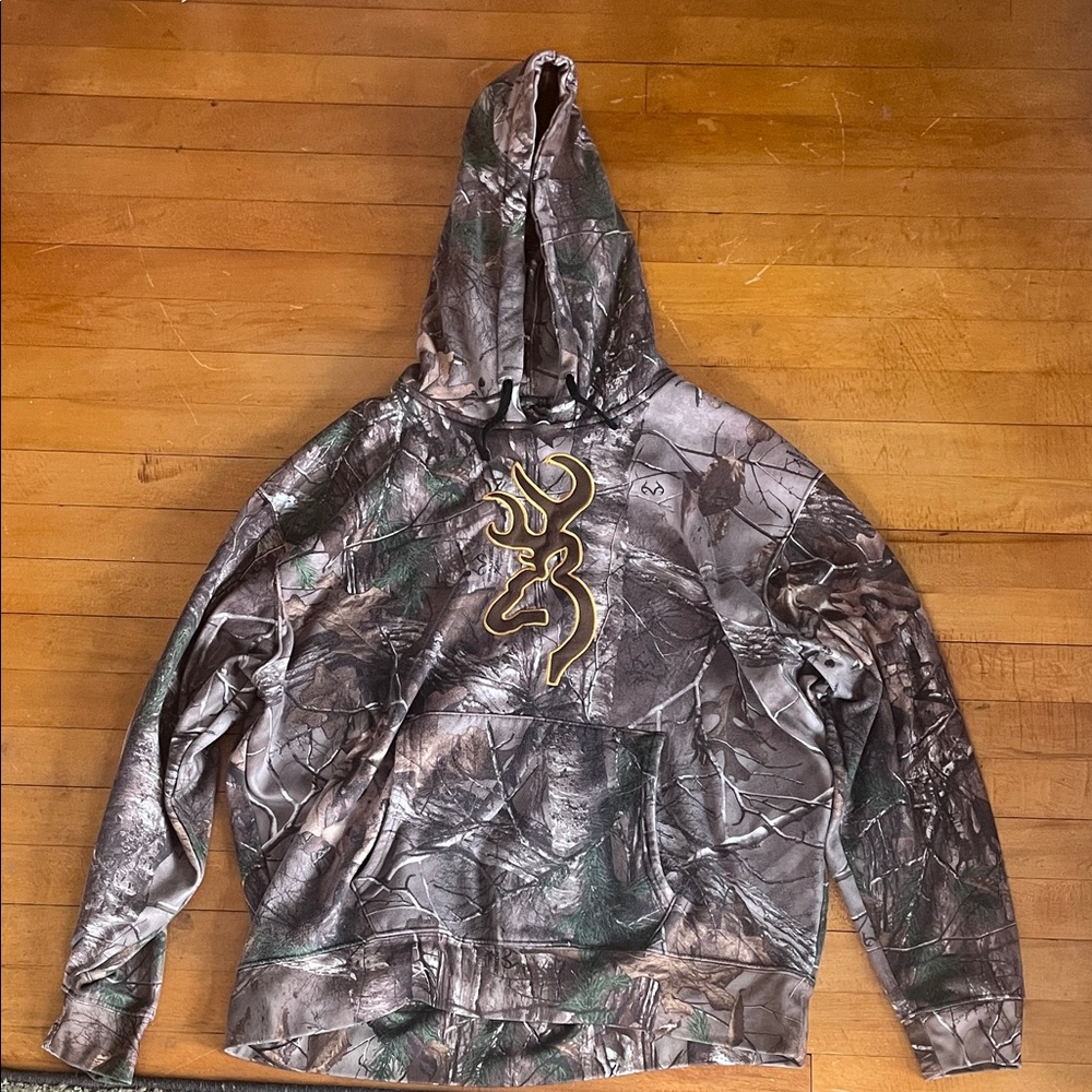 Browning Camouflage Apparel with Gold Logo